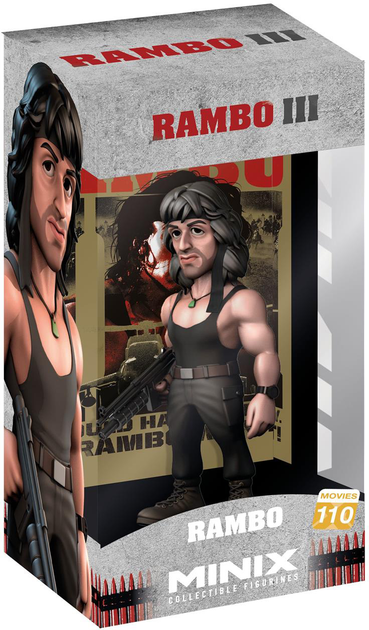Figurka Minix Movies: Rambo With T-Shirt 12 cm MNXB7000 (8056379182610) - obraz 3