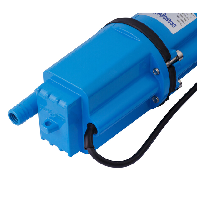 Насос колодязний GRANDWATER вібраційний XVM65 350Вт Hmax 72м 1.3м³/ч з нижнім забором води CV031612 - зображення 2