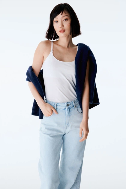 Майка для годуючих H&M XS кремовий 29051039096 - Фото 1 Майка для годуючих H&M XS кремовий 29051039096 - зображення 1
