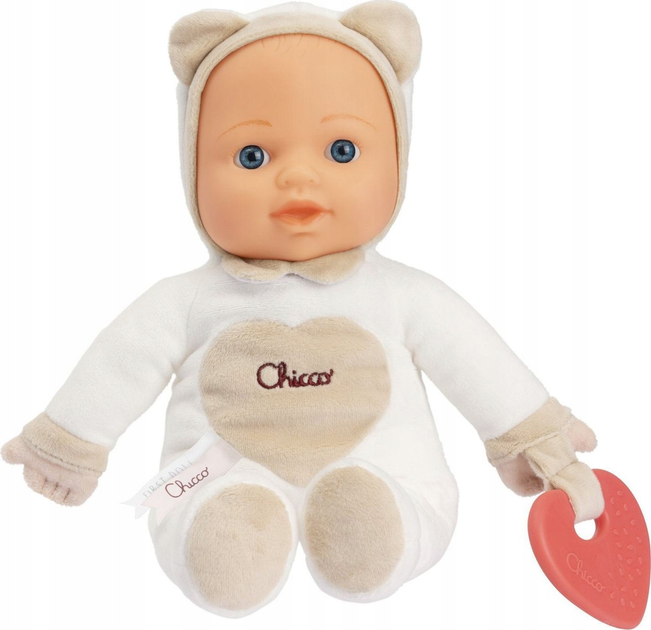 М'яка іграшка лялька Chicco My First Doll 30 см Бежева (8058664178308) - зображення 4