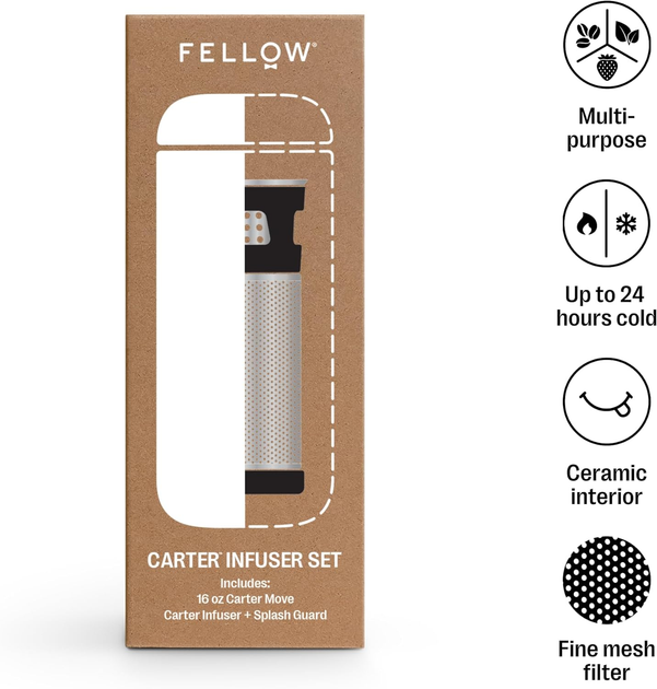 Kubek termiczny Fellow Carter Move Biały 473 ml (2507010323) - obraz 2