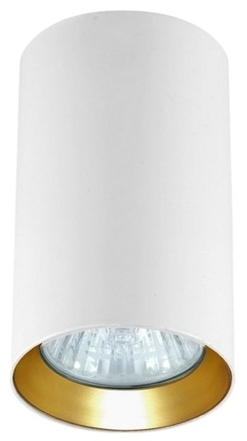 Lampa tuba Light Prestige Manacor 9 cm 1 x GU10 biało - złota (LP-232/1D - 90 WH/GD) - obraz 1