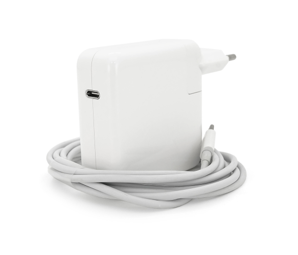 Блок живлення для ноутбука Apple MacBook Merlion 20.3V 3A 61W USB-C White (LAMB61/USB-C) - зображення 2