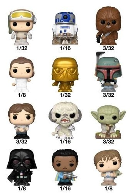 Figurka niespodzianka Funko POP Singles: Star Wars Bitty Pop (889698836746) - obraz 2