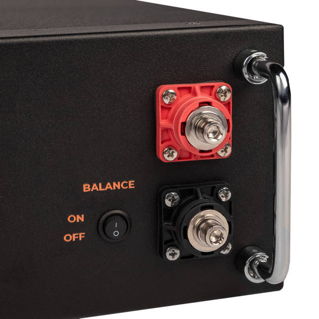 Акумулятор LogicPower LP LiFePO4 51,2V - 100 Ah (5120Wh) (BMS SP 100A/50А) RM RS485/CAN LCD BL - изображение 6