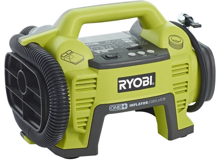 Компресор автомобільний акумуляторний Ryobi ONE+ R18PI-0 18В 10.3бар 1.3кг без АКБ та ЗП - Фото 3 Компресор автомобільний акумуляторний Ryobi ONE+ R18PI-0 18В 10.3бар 1.3кг без АКБ та ЗП - изображение 3