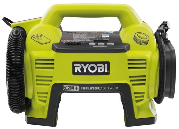 Компресор автомобільний акумуляторний Ryobi ONE+ R18PI-0 18В 10.3бар 1.3кг без АКБ та ЗП - Фото 4 Компресор автомобільний акумуляторний Ryobi ONE+ R18PI-0 18В 10.3бар 1.3кг без АКБ та ЗП - изображение 4
