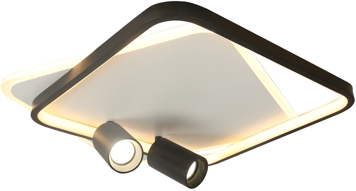 Lampa sufitowa Light Prestige Parma LP-0612/2C Square BK - obraz 1
