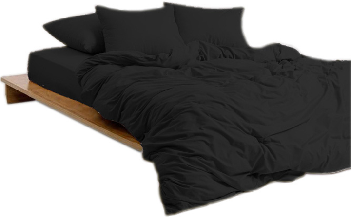 Простирадло на гумці MirSon Soft Touch of Satin 006 Black 90x200 см від Rozetka на платформі USKIDKA Акція на Простирадло на гумці MirSon Soft Touch of Satin 006 Black 90x200 см від Rozetka