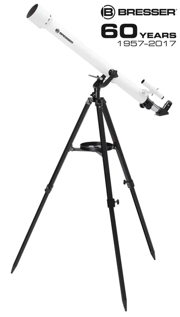 Телескоп Bresser Classic 60/900 AZ Refractor з адаптером для смартфона (4660900) - Фото 8 Телескоп Bresser Classic 60/900 AZ Refractor з адаптером для смартфона (4660900) - изображение 8