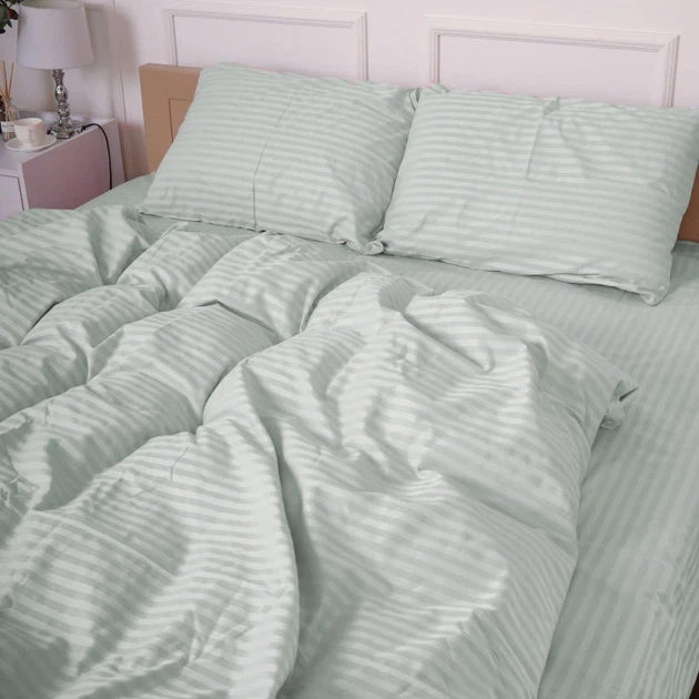 Простынь на резинке MirSon Royal Soft Stripe 30-0027 Jasper 80x160 см (2200011306698) - Фото 1 Простынь на резинке MirSon Royal Soft Stripe 30-0027 Jasper 80x160 см (2200011306698) - изображение 1
