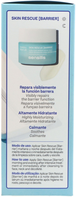 Zestaw do pielęgnacji twarzy Sensilis Skin Rescue Krem do twarzy 50 ml + Serum do twarzy 15 ml (ZES8428749004639) - obraz 4