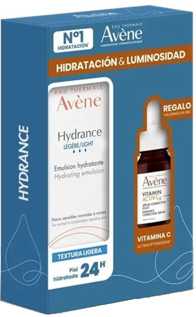 Набір для догляду за обличчям Avene Hydrance Light Емульсія для обличчя з SPF захистом 40 мл + Сироватка для обличчя 10 мл (ZES3282779425971) - зображення 1