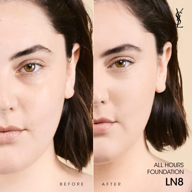 Стійка тональна основа Yves Saint Laurent All Hours Encre de Peau Foundation LN8 25ml - Фото 3 Стійка тональна основа Yves Saint Laurent All Hours Encre de Peau Foundation LN8 25ml - зображення 3