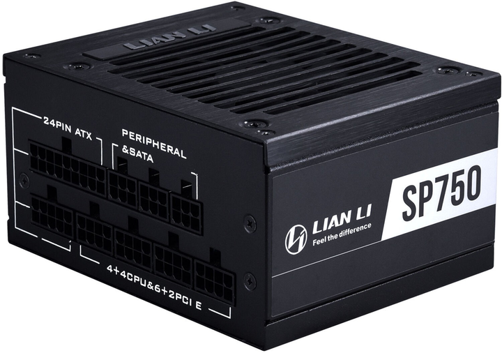 Блок живлення Lian Li SP750 750W 80 Plus Gold Black (4718466009968) - зображення 2