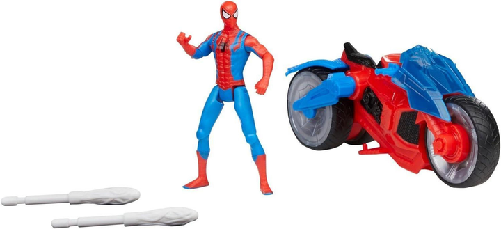 Набір фігурок Hasbro Marvel: Spider-Man Web Blast Cycle F6899 (5010996283955) - зображення 3