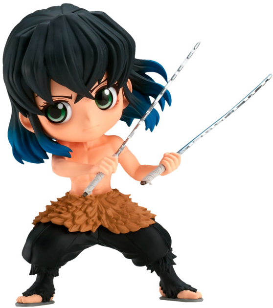 Figurka Banpresto Q Posket: Demon Slayer Kimetsu No Yaiba Inosuke Hashibira 13 cm 18455 (4983164184556) - obraz 1