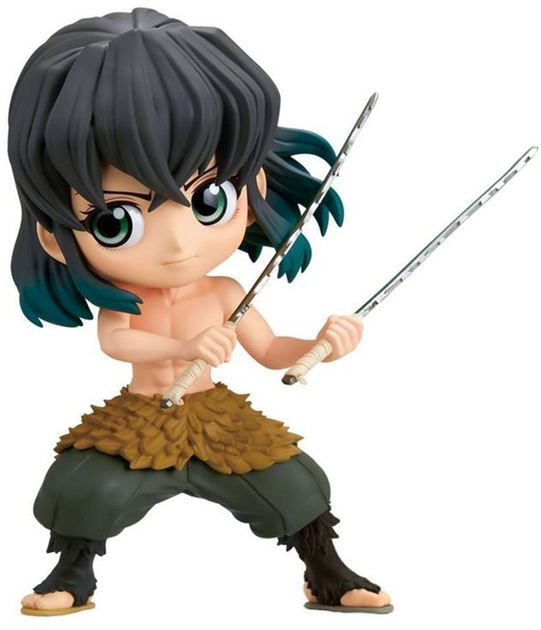 Figurka Banpresto Q Posket: Demon Slayer Kimetsu No Yaiba Inosuke Hashibira 13 cm 18456 (4983164184563) - obraz 1