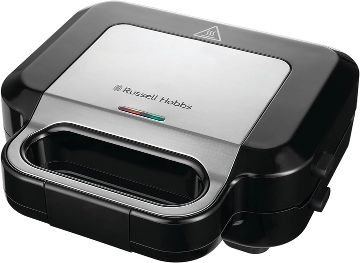 Мультимейкер Russell Hobbs, 750Вт, комплект-3 пластини, алюміній, корпус-нержав.сталь, пластик, чорний-срібний - Фото 1 Мультимейкер Russell Hobbs, 750Вт, комплект-3 пластини, алюміній, корпус-нержав.сталь, пластик, чорний-срібний - изображение 1