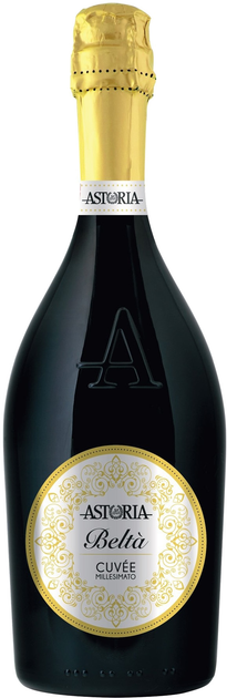 Вино ігристе Astoria Belta Millesimato Cuvee Brut біле брют 0.75 л 11% (8003905046045) - зображення 1