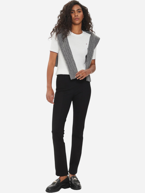 Штани жіночі Tommy Hilfiger WW0WW39721 BDS 34 Чорні (8720645516460) - зображення 3