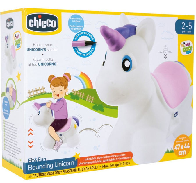 Стрибун Chicco Fit & Fun Єдиноріг (8058664175611) - зображення 1