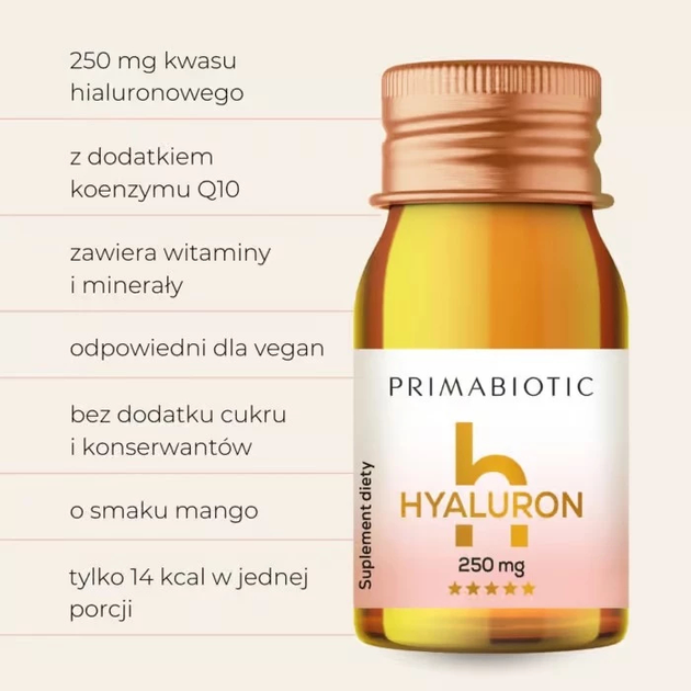Hyaluron Primabiotic kwas hialuronowy do picia 30 ml x 30 szt (5906186769463) - obraz 4