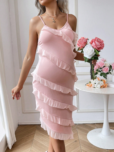 Сукня вечірня для вагітних міді літня жіноча SHEIN GD-00157973 M Рожева від Rozetka на платформі USKIDKA Акція на Сукня вечірня для вагітних міді літня жіноча SHEIN GD-00157973 M Рожева від Rozetka