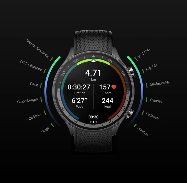 Смарт-годинник OnePlus Watch 2R Global Black, NFC , IP68, 100h Battery Life - зображення 6