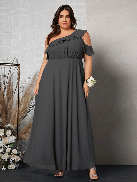 Сукня довга літня жіноча SHEIN GD-00158174 4XL Темно-сіра від Rozetka на платформі USKIDKA Акція на Сукня довга літня жіноча SHEIN GD-00158174 4XL Темно-сіра від Rozetka