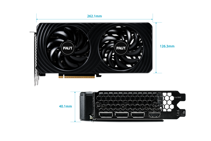 Видеокарта Palit GeForce RTX 5060 Dual (NE75060019P1-GB2063D