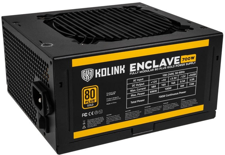 Блок живлення KoLink Enclave 700 W (KL-G700FM) - зображення 1