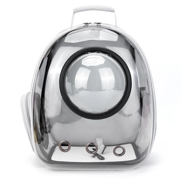 Рюкзак для переноски животных с иллюминатором CosmoPet CP-101 25х32х42см Светло-серый (JDT-0848100) - изображение 9