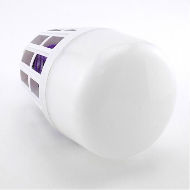 Лампа уничтожитель от комаров и насекомых Exterm Lamp 220V Ловушка светодиодная 9W цоколь E27 (49366IM) - Фото 3 Лампа уничтожитель от комаров и насекомых Exterm Lamp 220V Ловушка светодиодная 9W цоколь E27 (49366IM) - изображение 3