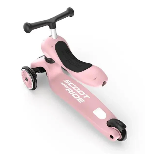 Самокат Scoot and Ride Highwaykick-1 пастельно-розовый от 1-го