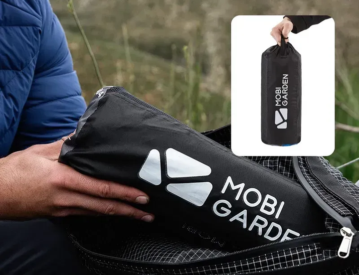 Килимок надувний Mobi Garden Taurus NX20663004 90 мм, сірий - изображение 3