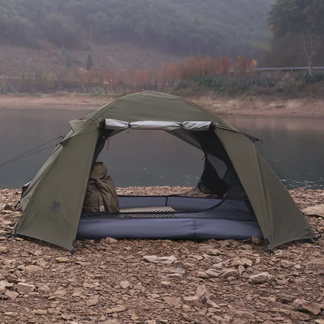 Намет Mobi Garden Qr tent II NX22561010 68D 2-місний, темно-зелений - зображення 8