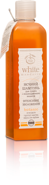 Шампунь для волос Яичный Очистка Увлажнение White Mandarin 250 мл - изображение 2