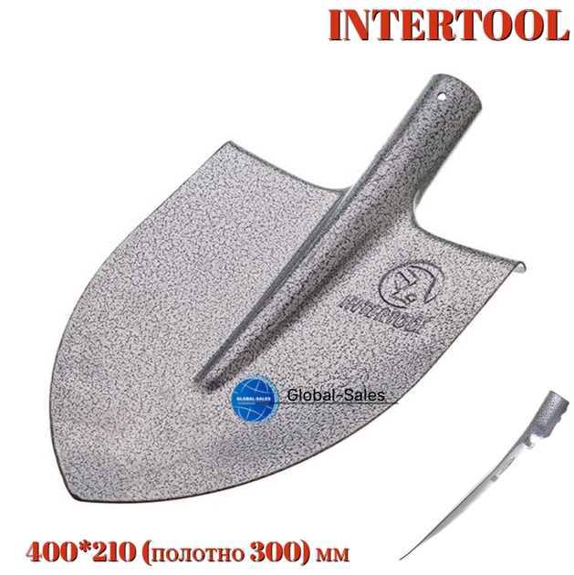 Лопата штыковая Intertool 0.75 кг молотковая (FT-2002) - Фото 1 Лопата штыковая Intertool 0.75 кг молотковая (FT-2002) - изображение 1