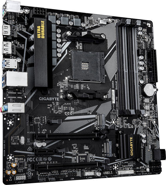 Płyta główna Gigabyte B550M DS3H R2 (sAM4, AMD B550, PCI-Ex16) - obraz 2