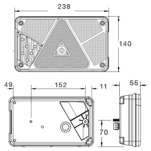 Ліхтар задній Aspock Multipoint V лівий (24-8550-007) 10020800 - изображение 2