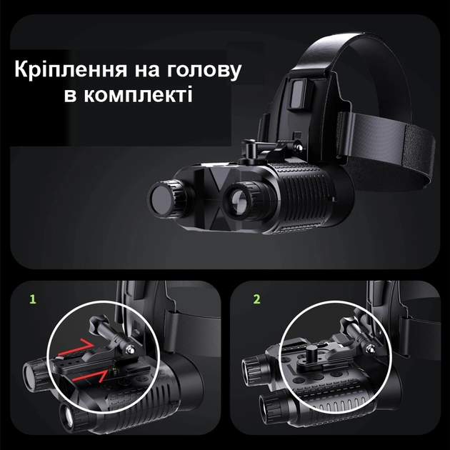 Прибор (бинокуляр) ночного видения с креплением на голову Dsoon NV8160 - изображение 6