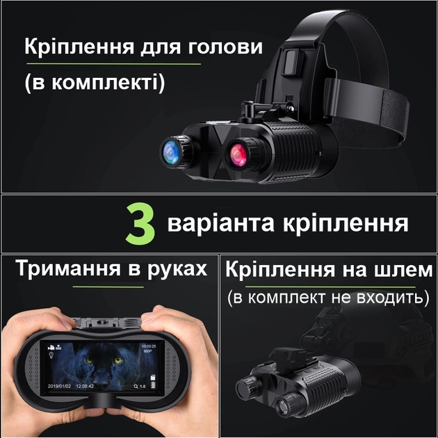 Прибор (бинокуляр) ночного видения с креплением на голову Dsoon NV8160 - изображение 8