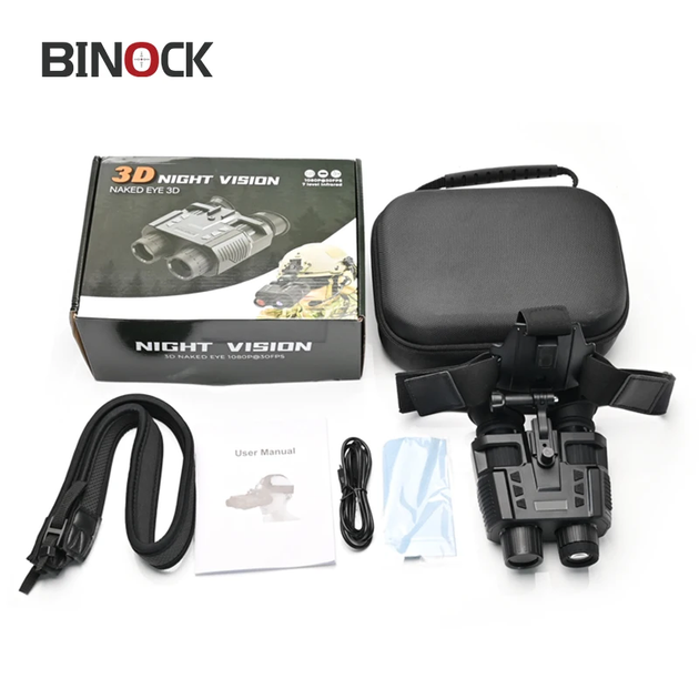 Бинокулярный прибор ночного видения с креплением на голову Binock NV8000 3D Gen2 с видео и фото (до 400м) - изображение 7