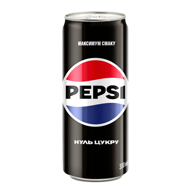 Упаковка безалкогольного напитка Pepsi нуль сахара сильногазированного 0.33 л х 24 банки (4823063129077) - изображение 3