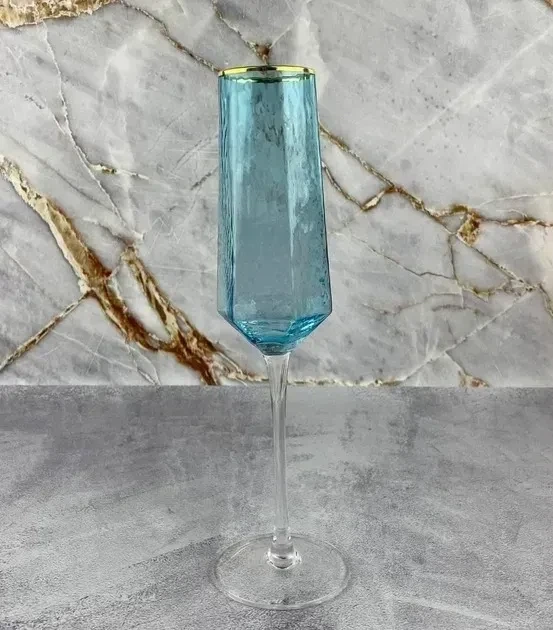 Келих для шампанського Olens "Бірюза" 180 мл GXF01A-B - зображення 2