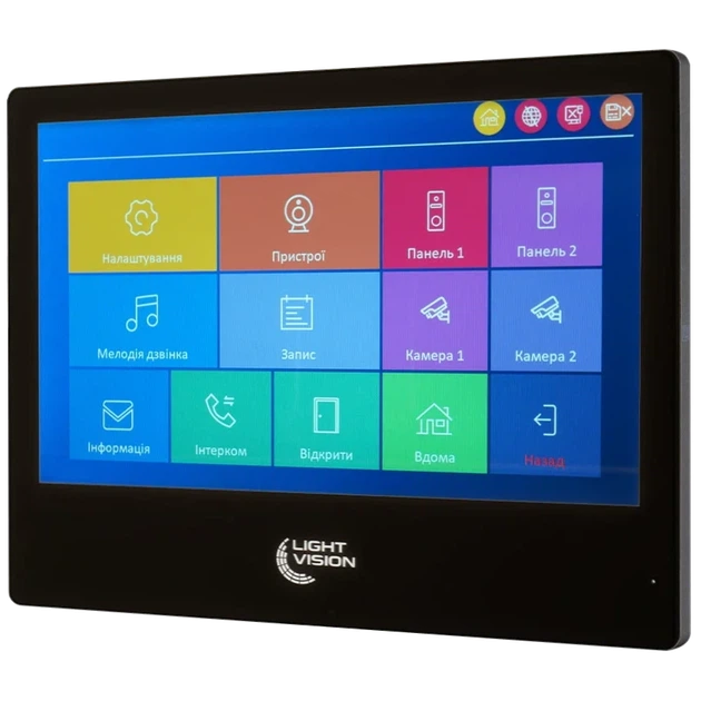 Видеодомофон Light Vision SINGAPORE WiFi FHD BLACK (AI) 10" - изображение 2