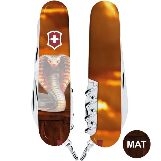 Швейцарський ніж Victorinox CLIMBER ZODIAC Полум'яна кобра 1.3703_Z4250pk - зображення 5