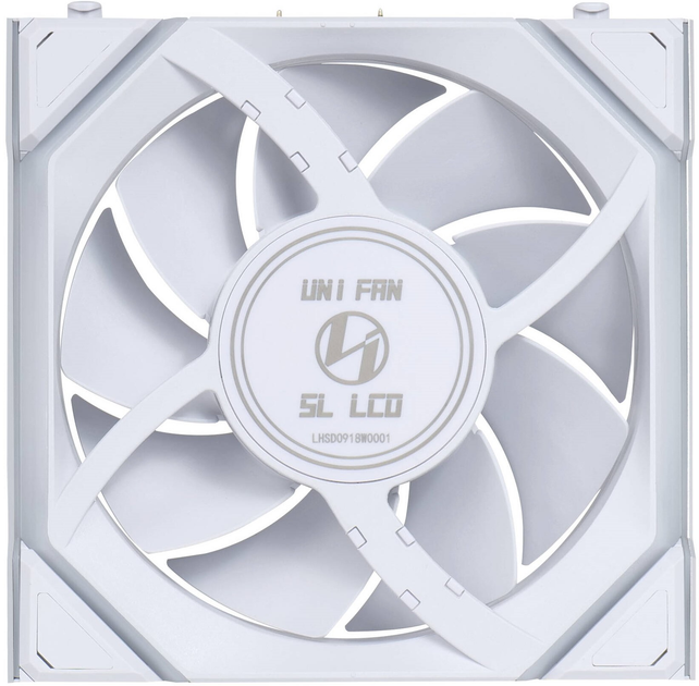 Zestaw wentylatorów Lian Li Uni Fan SL Wireless LCD 120 Reverse Blade White (LULI-102) - obraz 7