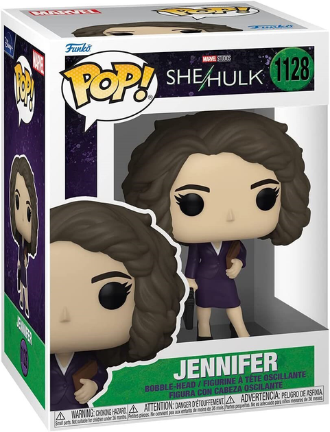 Figurka Bobble-Head Funko Pop! Marvel She-Hulk 1128 Jennifer 64198 (889698641982) - obraz 1